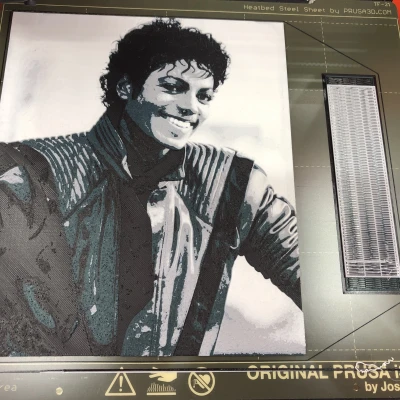 Michael Jackson - Tượng Hueforge