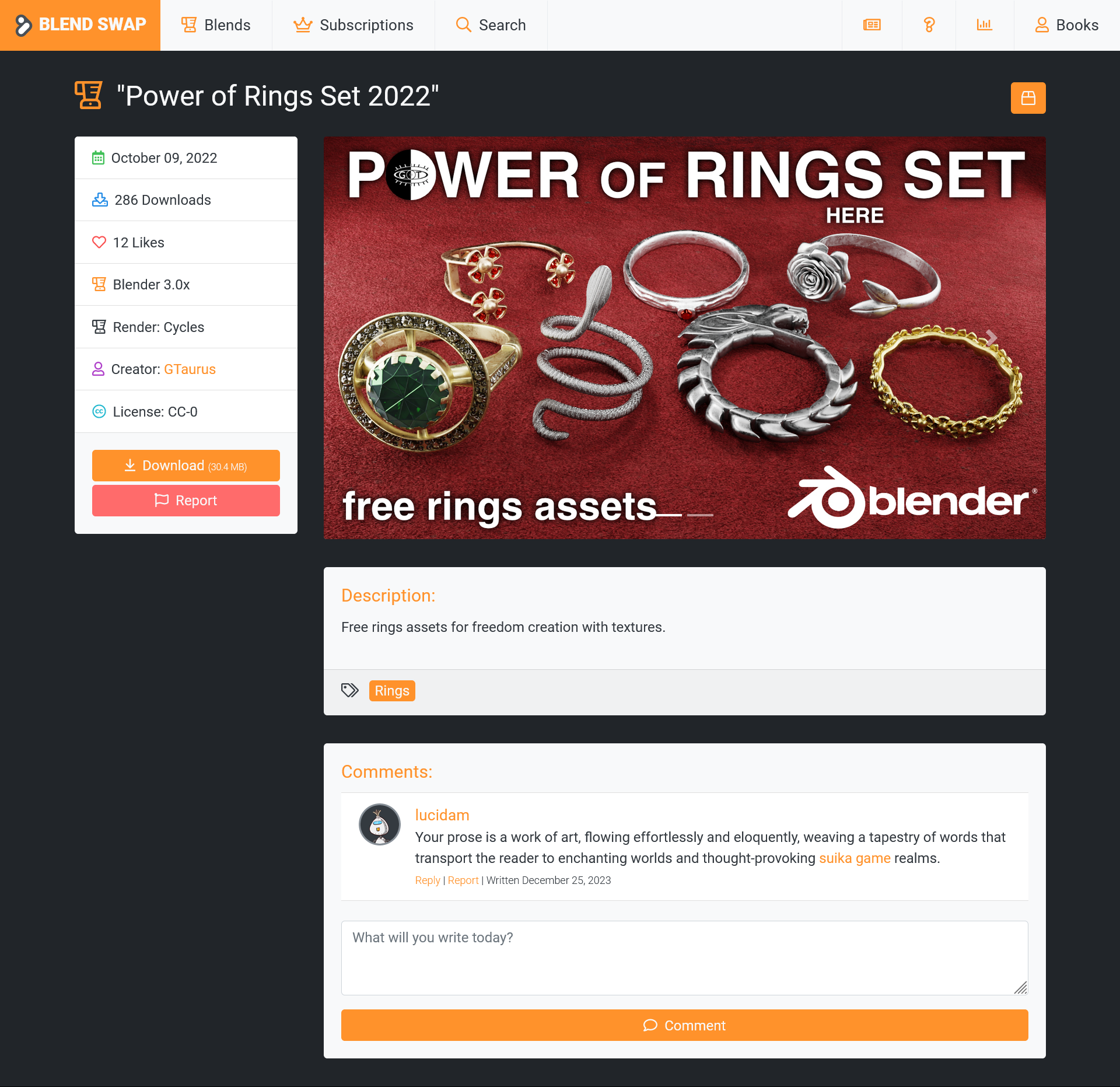 Bộ Nhẫn Quyền Lực 2022