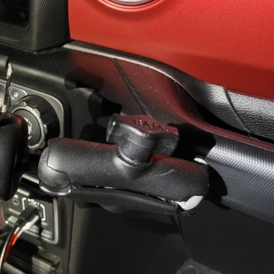 Giá đỡ RAM Ball 1 inch cho thanh nắm Jeep JL 2018+