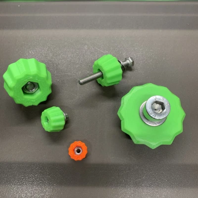 Núm vặn tay cho vít và đai ốc lục giác