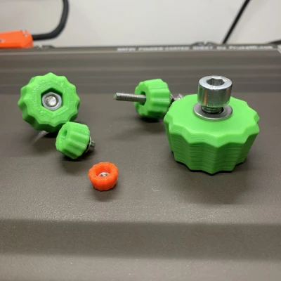 Núm vặn tay cho vít và đai ốc lục giác