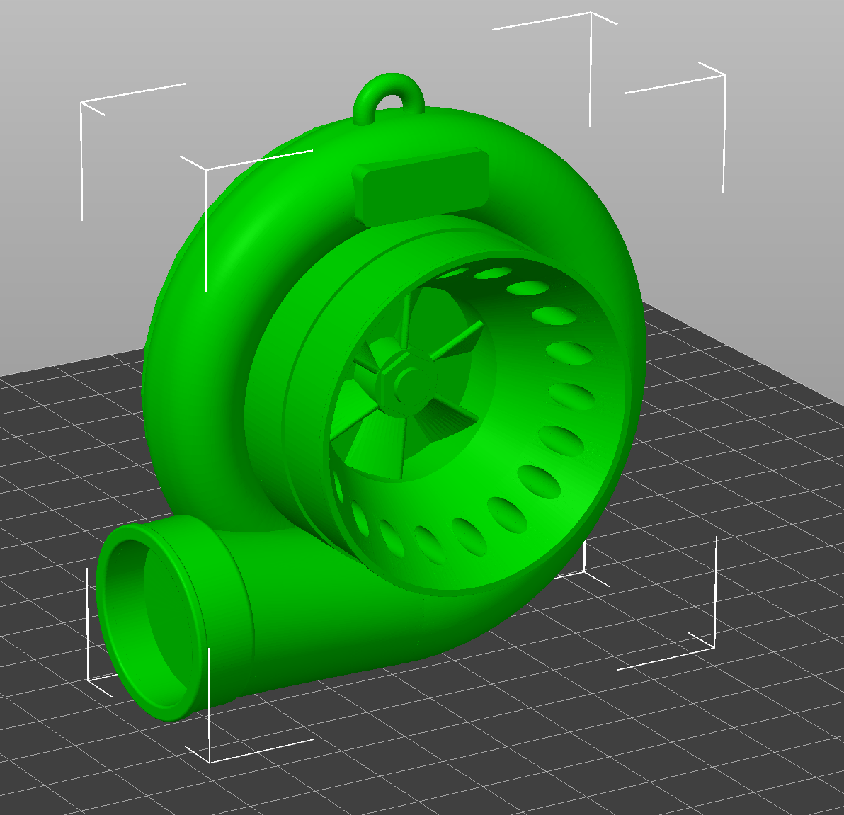 Trang trí cây thông Noel hình tua-bin