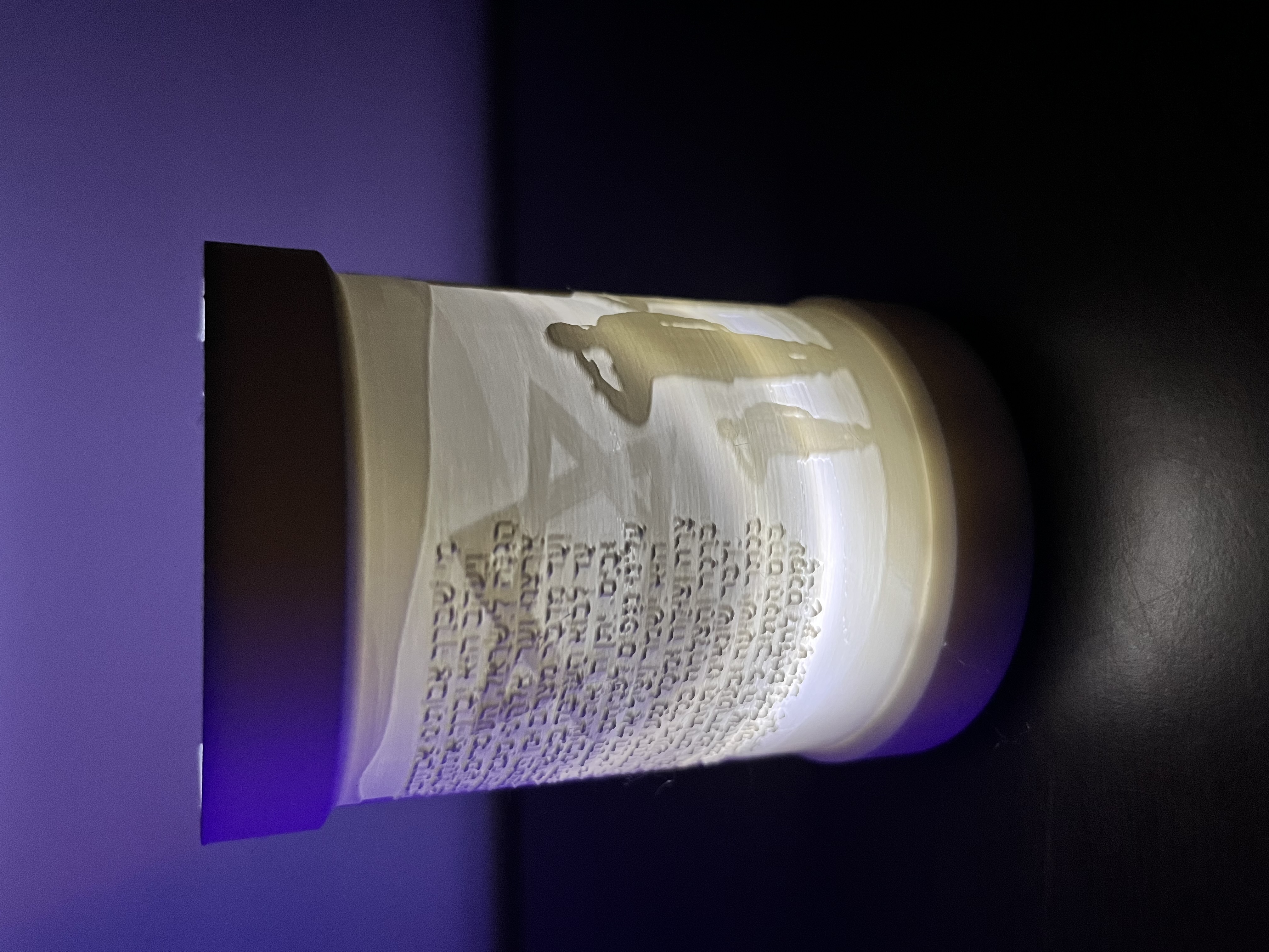 Lời Cầu Nguyện Cho IDF - Đèn Trà/Nến Votive Lithophane | מי שברך לחיילי צה״ל