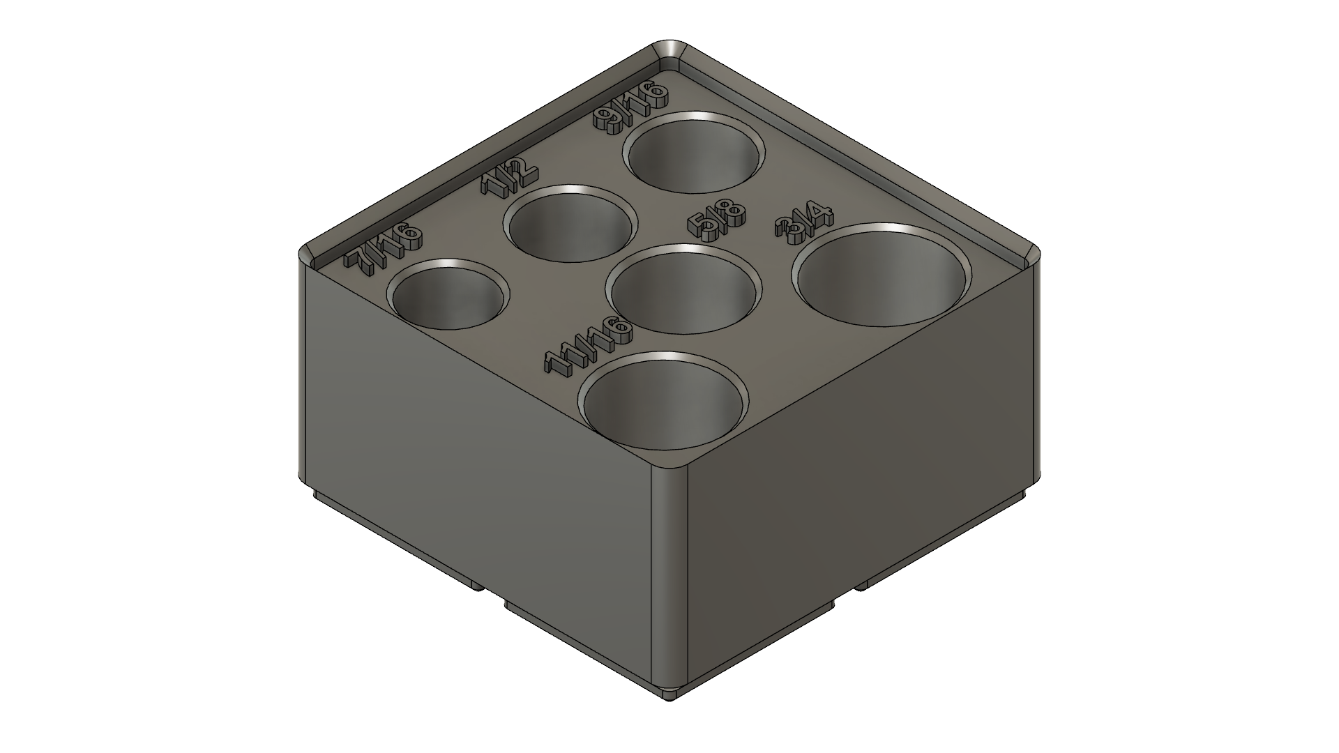 Khay Đựng Tuýp Craftsman/Pittsburgh - Đế Gridfinity