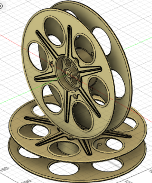 Cuộn Phim Điện Ảnh - Mô Hình Trang Trí
