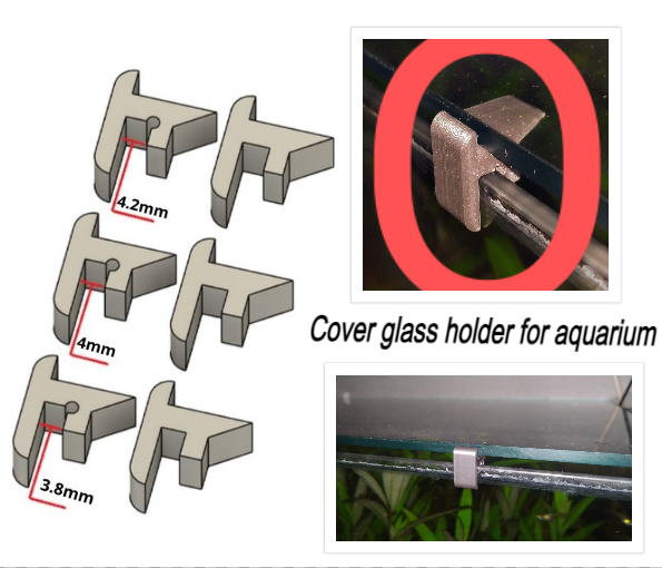 Giá Đỡ Kính Nắp Bể Cá