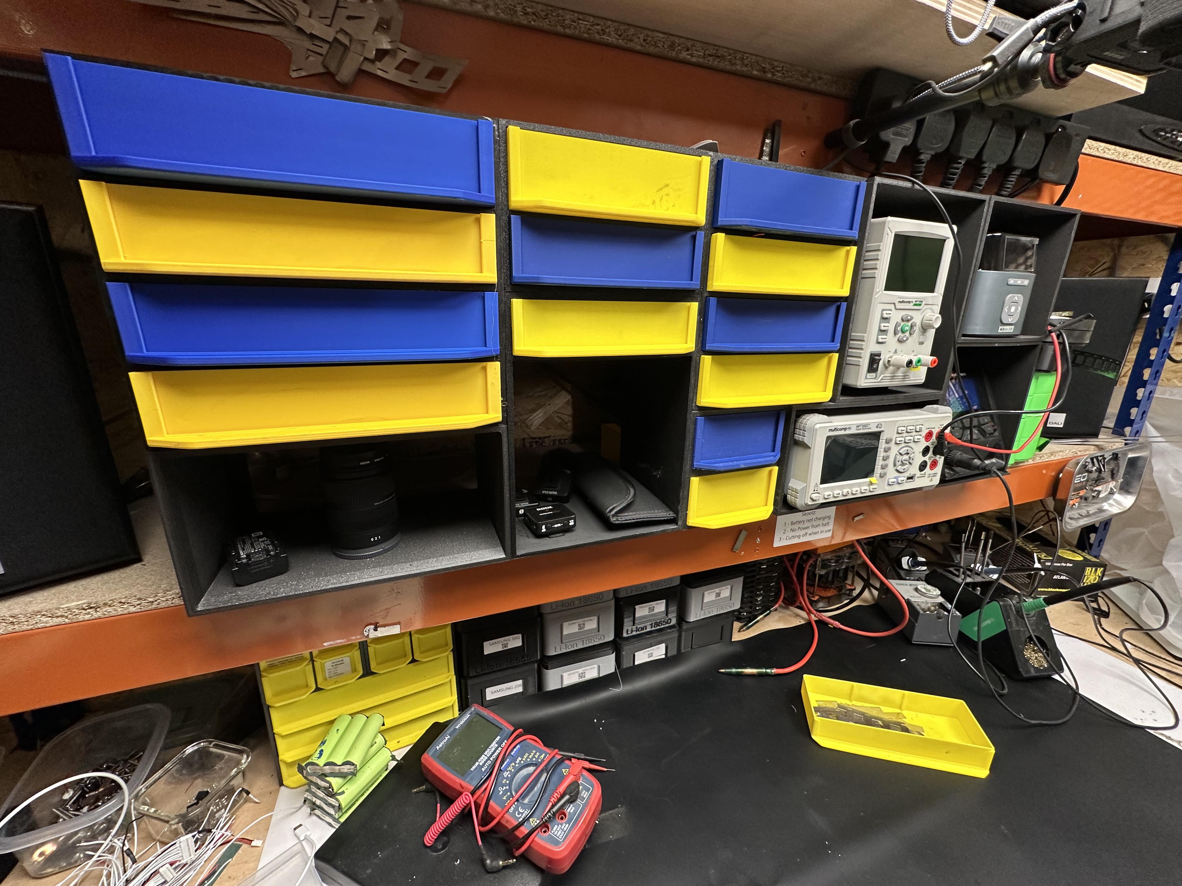 Hộp ngăn kéo dài cho hệ thống tổ chức xưởng module