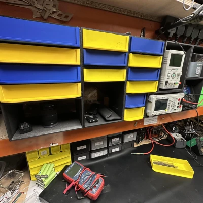 Hộp ngăn kéo dài cho hệ thống tổ chức xưởng module