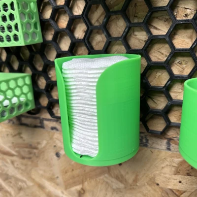 Hộp đựng bông tẩy trang hình lục giác Hex wall