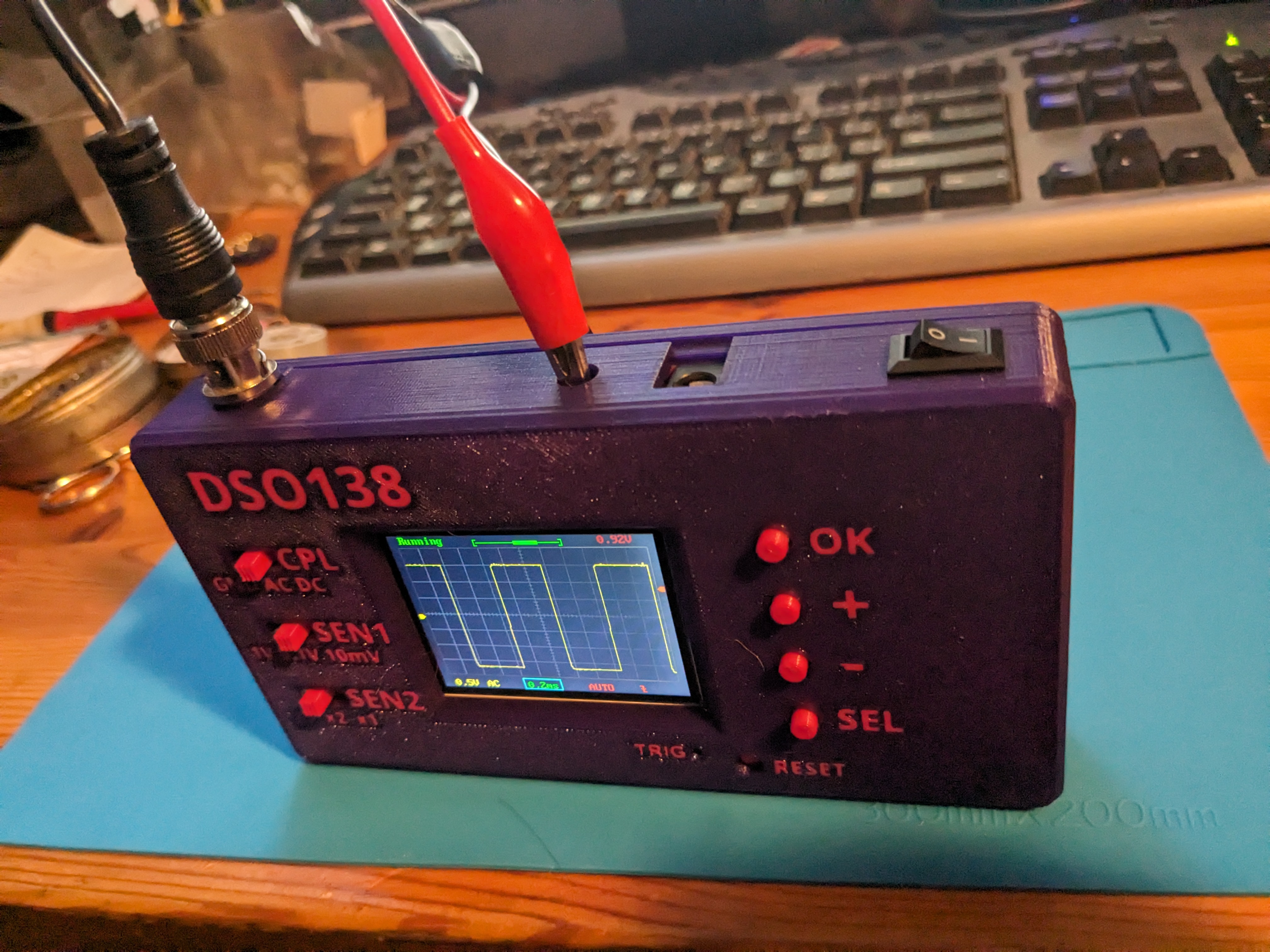 Vỏ DSO138 có Pin 9V MMU-Chữ