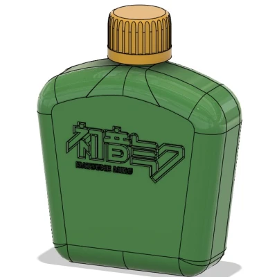 Bình Nước Hatsune Miku cho mục đích cosplay