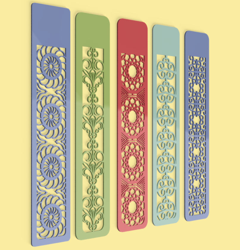 Bộ Sưu Tập Kẹp Sách Hình Học