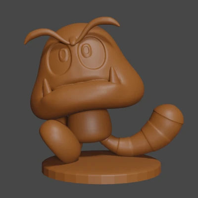 Mô Hình Mini DnD Bàn - Tail Goomba Cảm Hứng Mario
