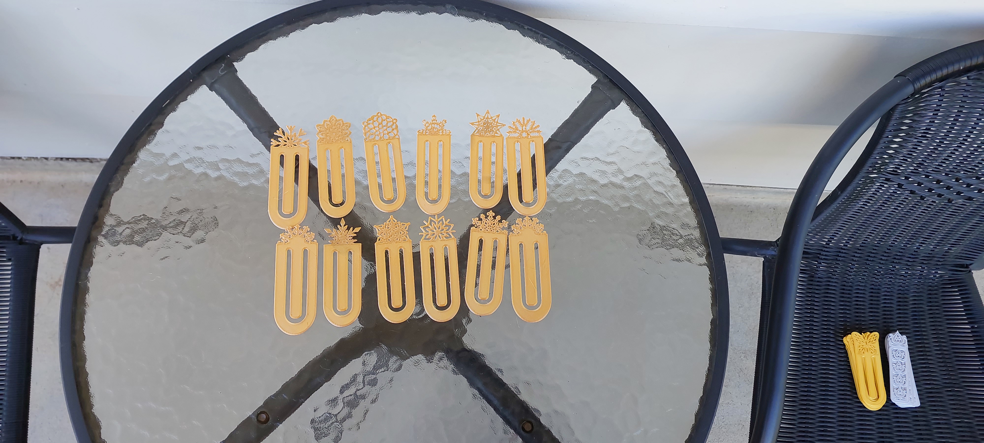 Bookmark Bông Tuyết - 12 Mẫu Độc Đáo