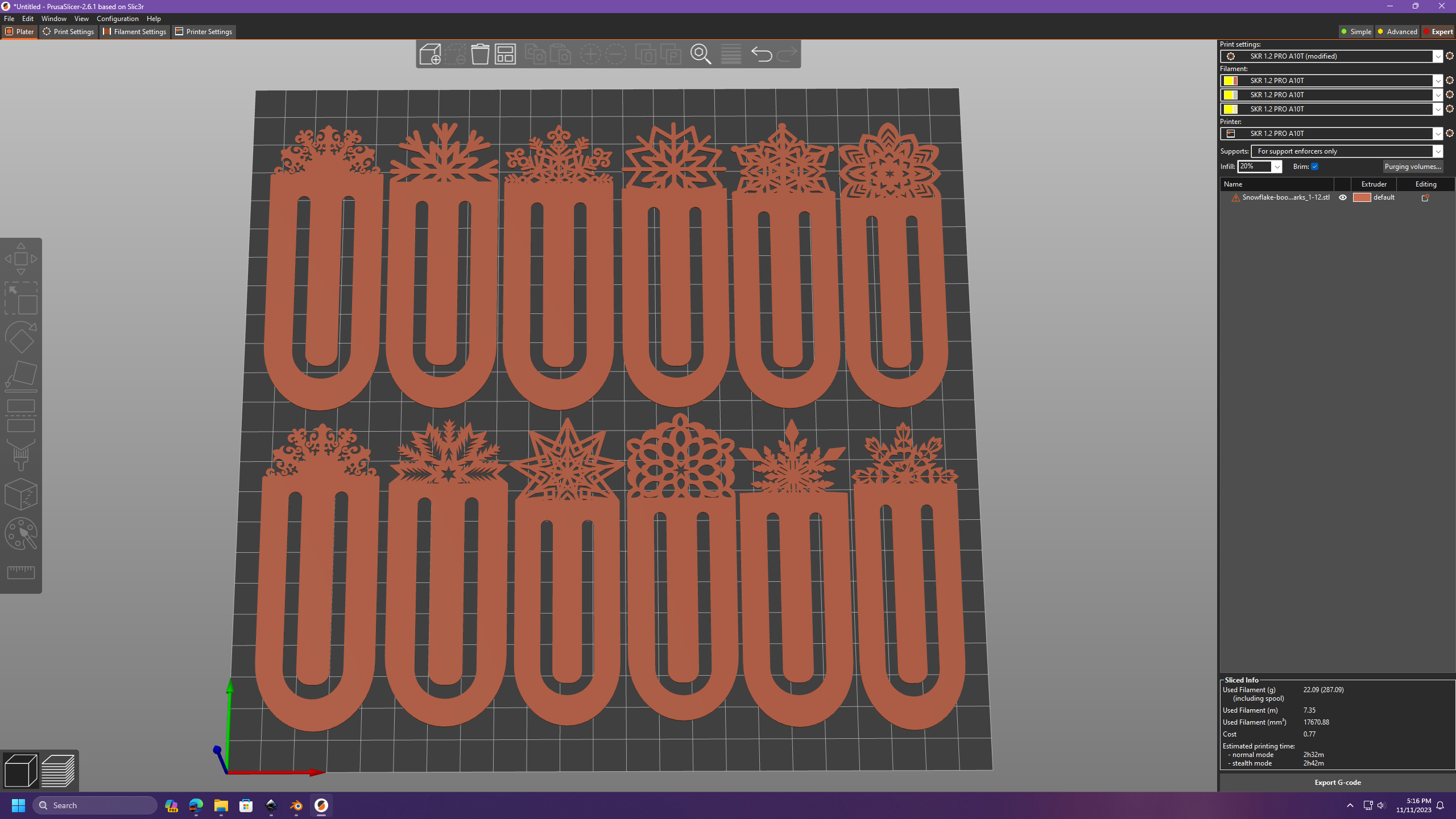Bookmark Bông Tuyết - 12 Mẫu Độc Đáo