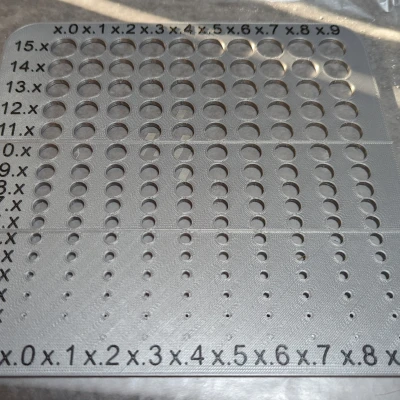 Test Khối Hiệu Chuẩn Lỗ Đo Đường Kính, Có Số Nổi