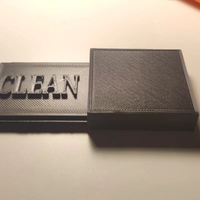 Nhãn Báo Chén Đĩa Sạch Hay Dơ Cho Máy Rửa Chén