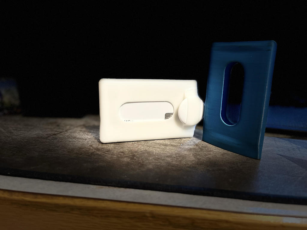 Ví kẹp trượt linh hoạt (Ví thẻ TPU mềm) có khe cắm Apple Airtag