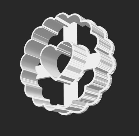 Khuôn Cắt Bánh Quy Ngày Valentine