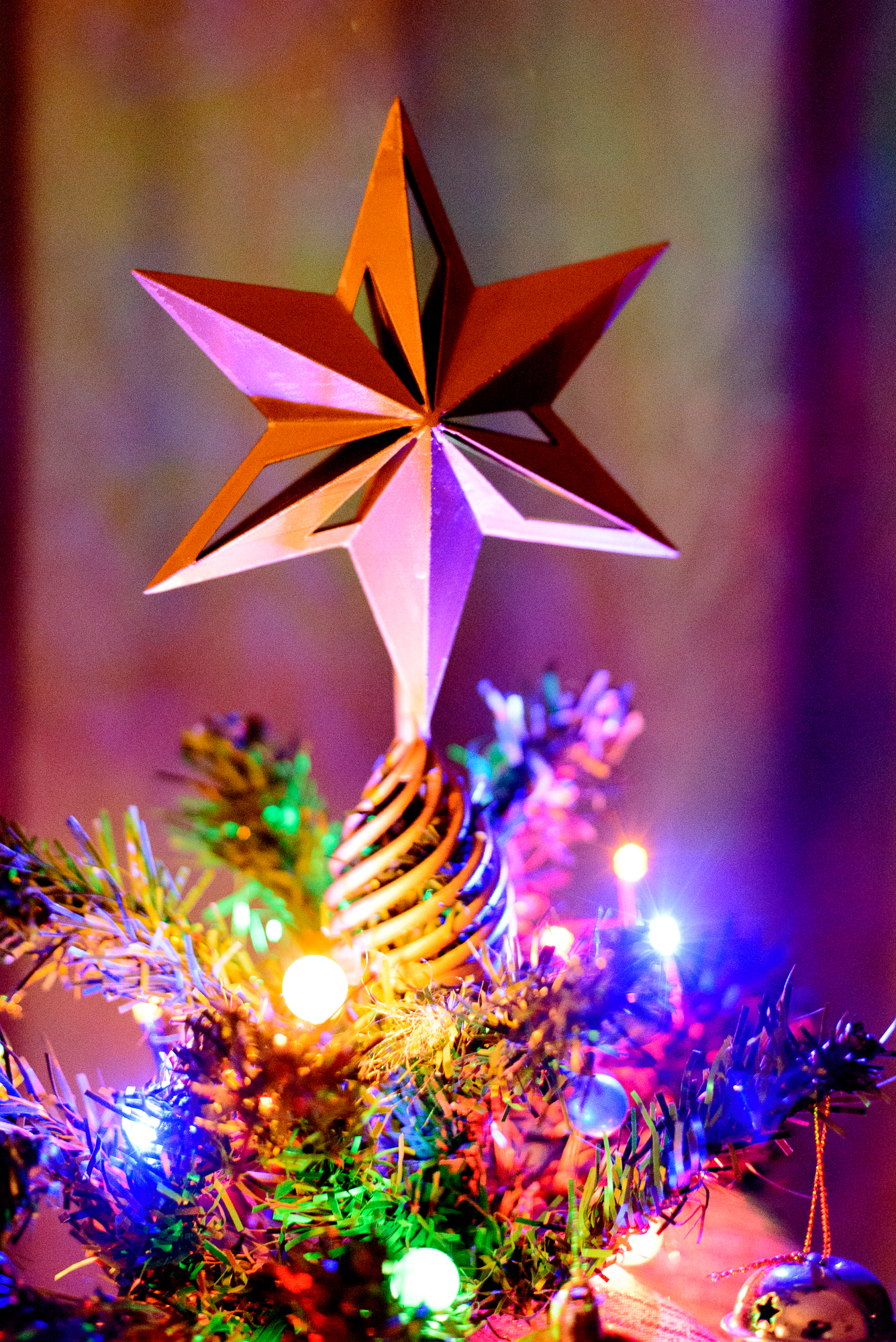 Chóp Sao Trang Trí Cây Thông Noel