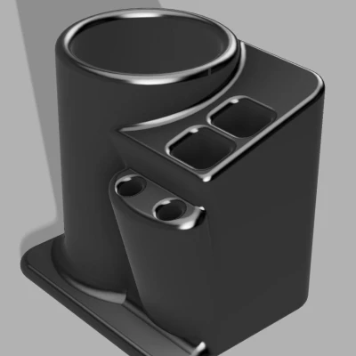 Kệ đựng dụng cụ vệ sinh răng miệng - đơn