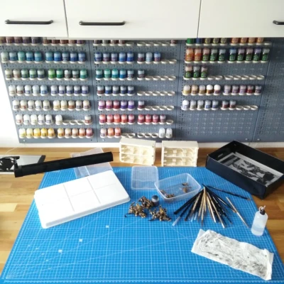 Kệ đựng sơn Citadel cho bảng treo đồ Kuepper/Küpper