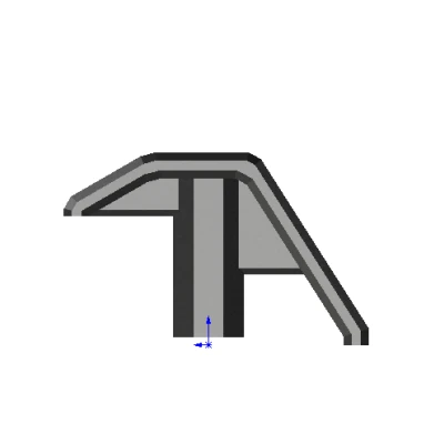 Kẹp Gương Dày 1"