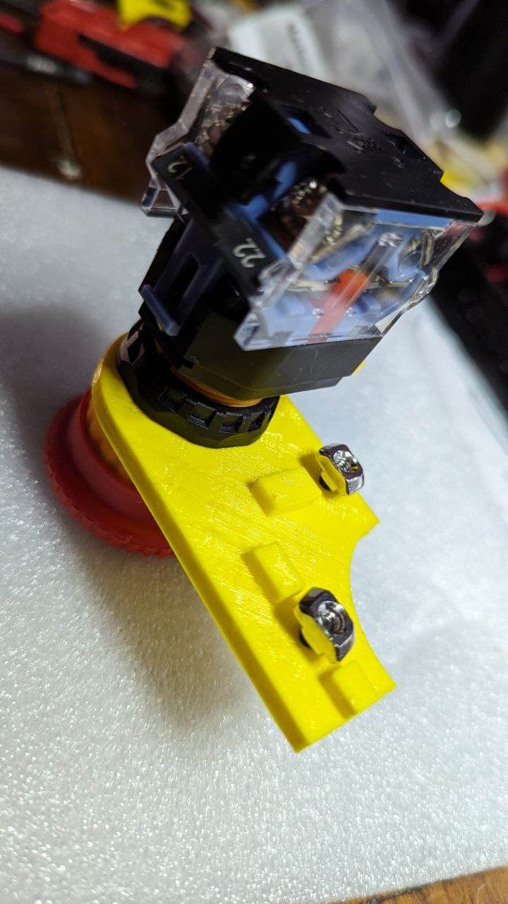 Giá đỡ nút dừng khẩn cấp cho thanh nhôm 2020