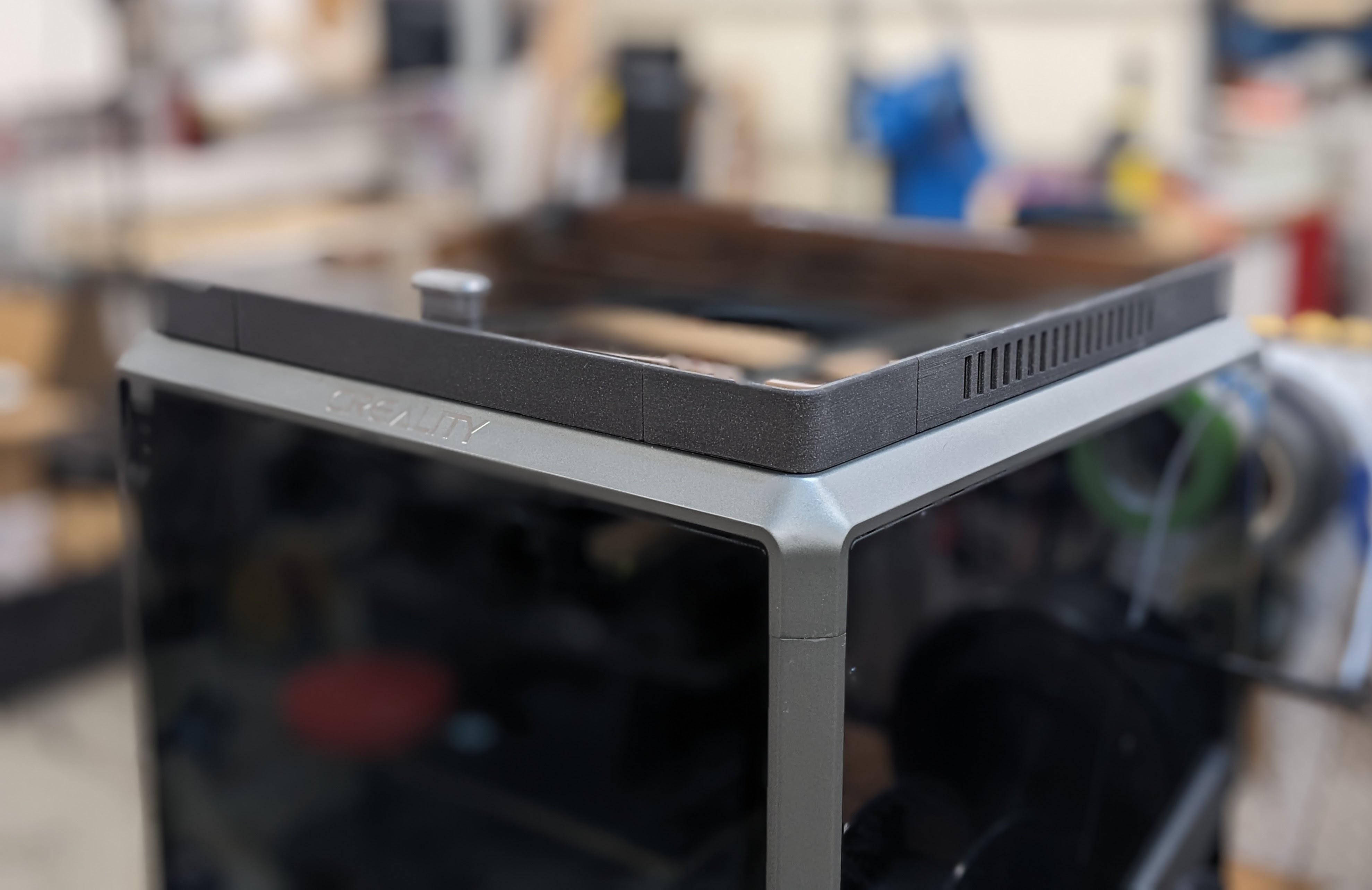 Nắp Nâng Creality K1 Max - Không logo, khe thông gió mảnh hơn