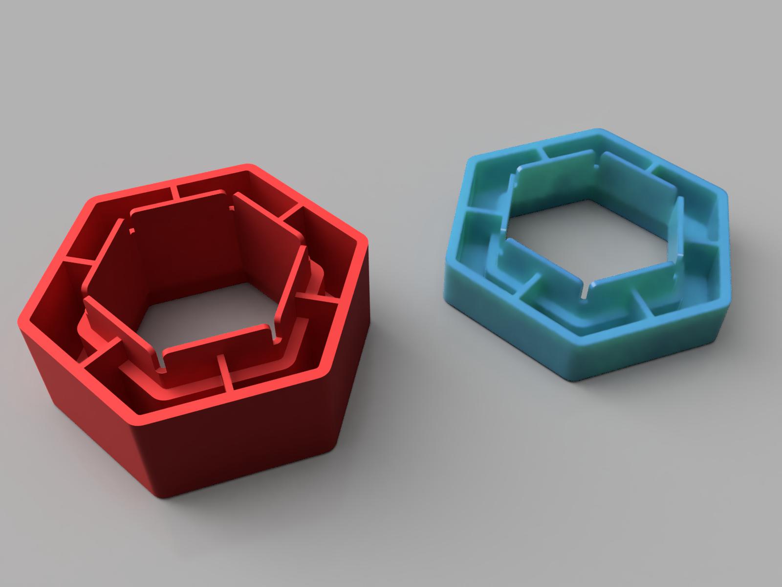 Khối chiều cao tương thích Gravitrax bản phối lại có lỗ rỗng