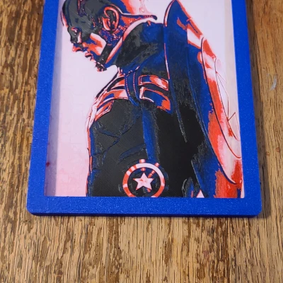 Khung cho Captain America Hueforge