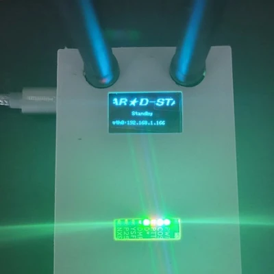 Vỏ Case Raspberry Pi 4 Cho MMDVM HS Dual Hat Kèm OLED