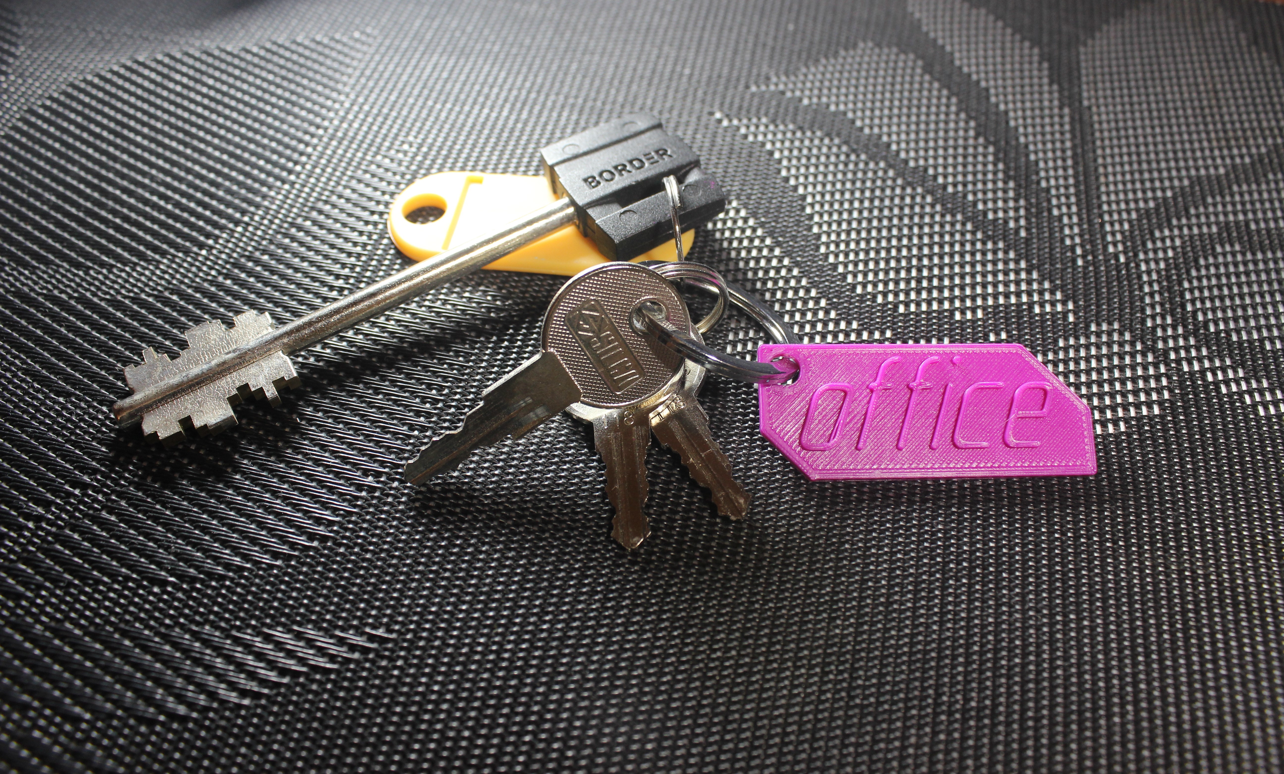 Móc khóa văn phòng: Tiếng Anh, Tiếng Nga