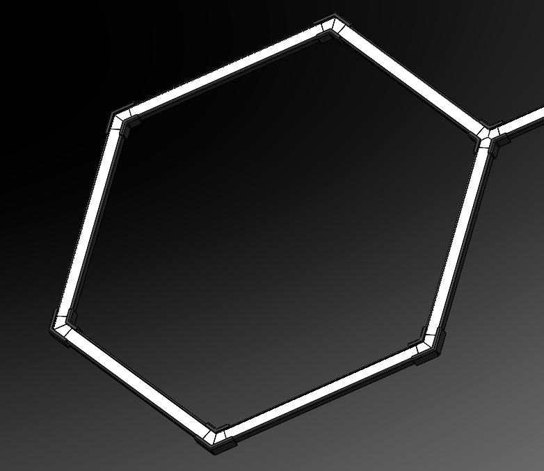 Đèn LED Lục Giác cho Nhà & Gara