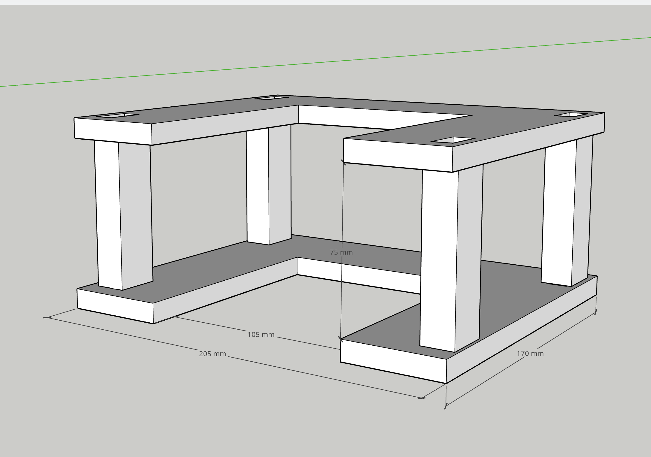 Kệ Tổ Chức Đồ Đạc Tiết Kiệm Không Gian ORGANIZZATORE GT153
