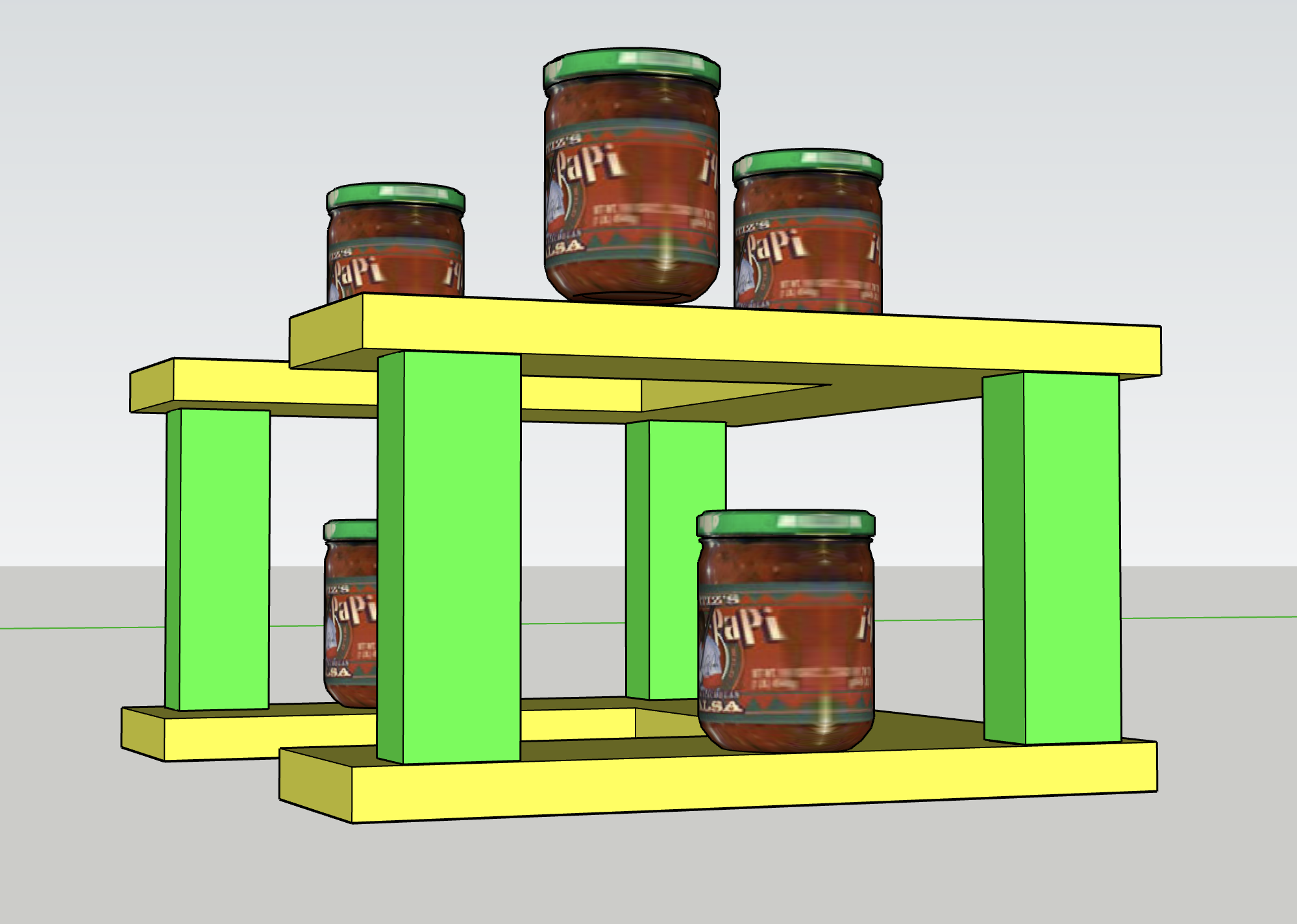 Kệ Tổ Chức Đồ Đạc Tiết Kiệm Không Gian ORGANIZZATORE GT153