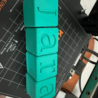 Khối Rubik Có Chữ "CUBOS CON LETRAS"