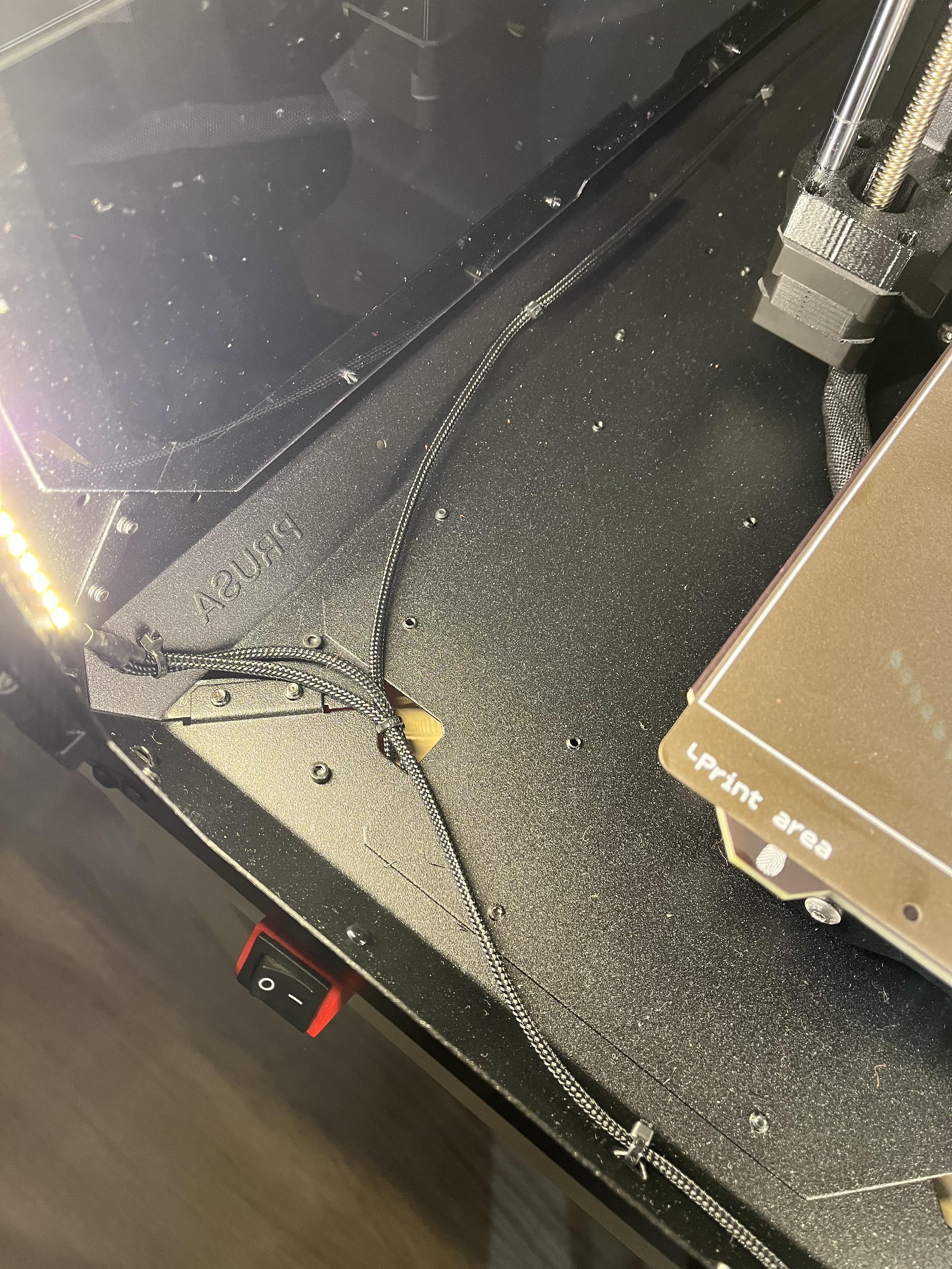 Giá đỡ công tắc cho đèn LED trong Tủ Prusa