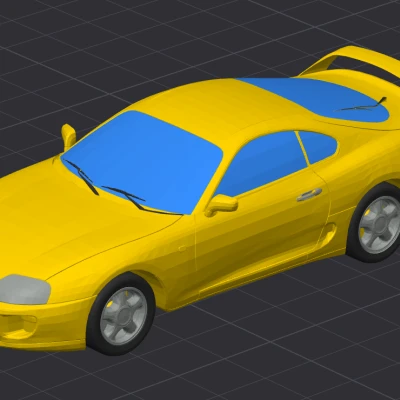 Xe Toyota Supra MK4 Tỉ Lệ 1:50 - Có 4 Màu Để Chọn