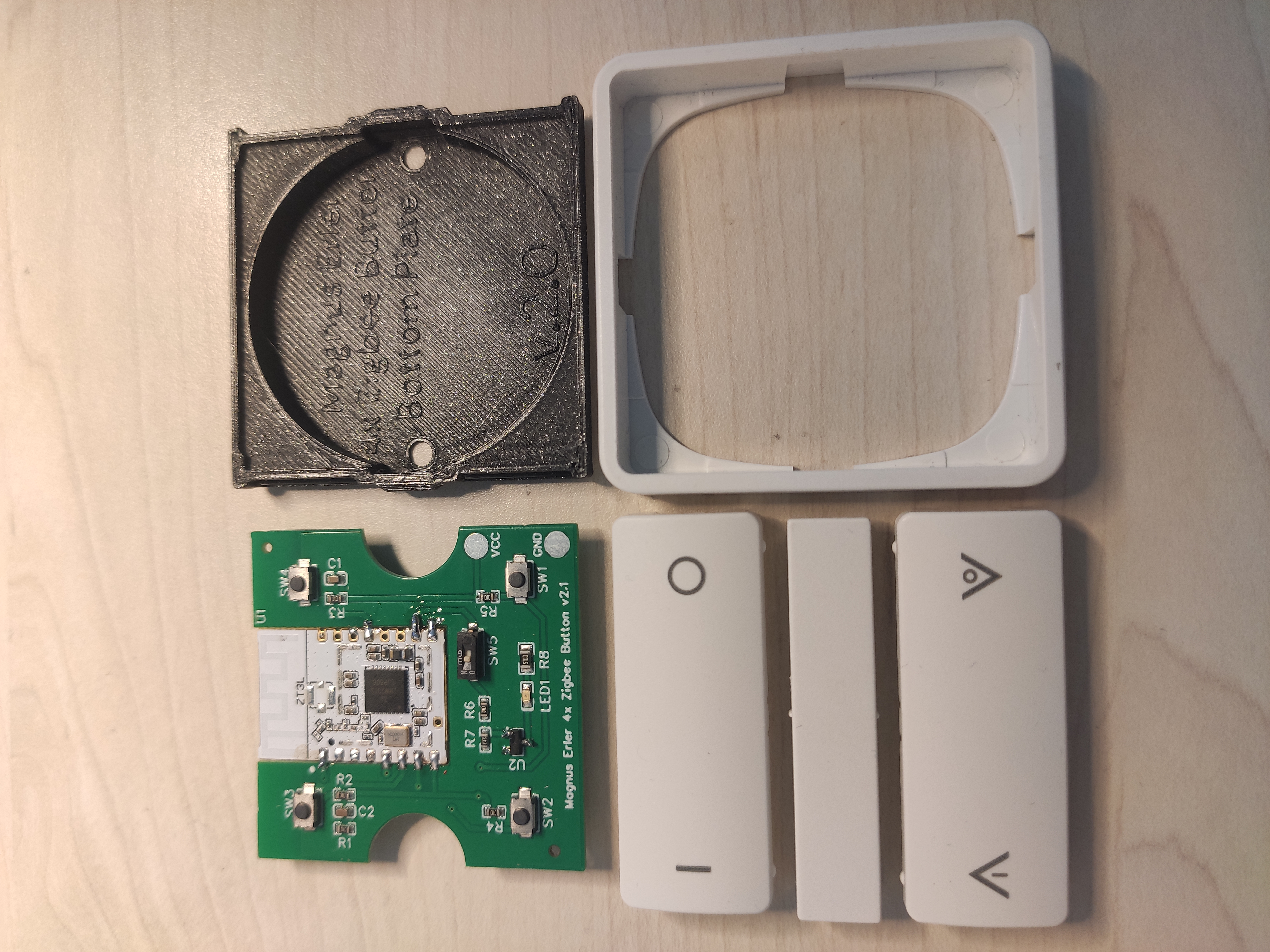 Tiếp Điểm Zigbee 4 Nút Bấm