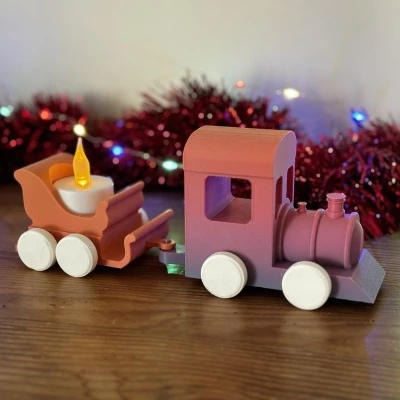 Mô hình tàu đồ chơi Giáng sinh