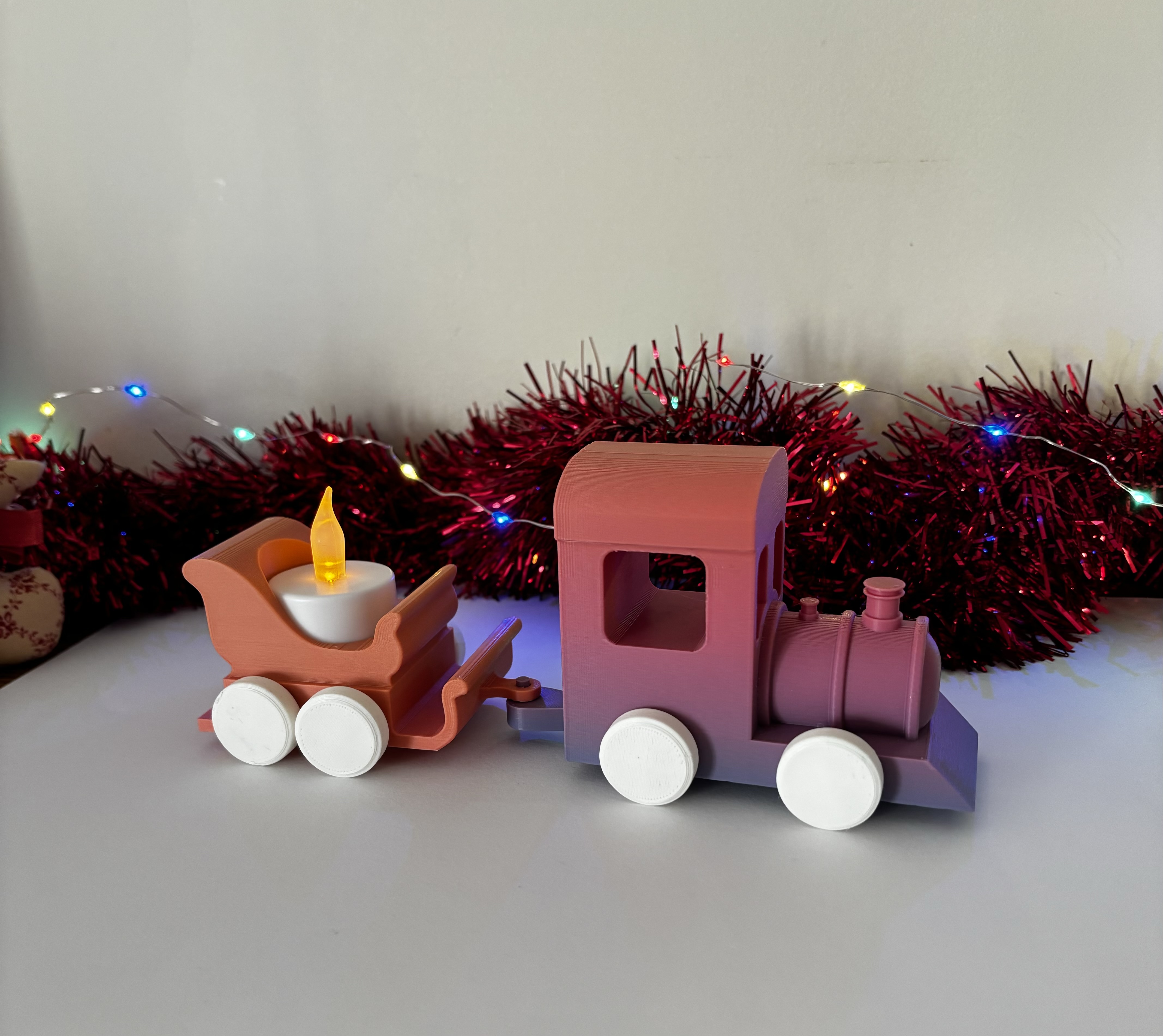 Mô hình tàu đồ chơi Giáng sinh