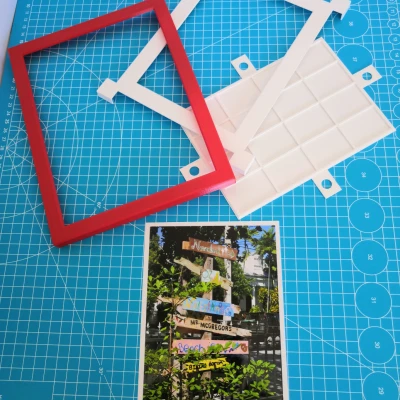 Khung Ảnh Có Viền Giấy, 17.8cm x 12.7cm