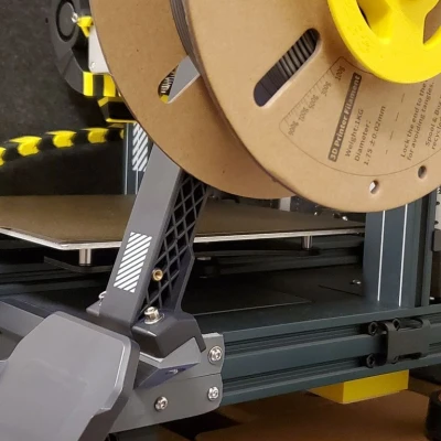 Di chuyển giá đỡ cuộn dây sang góc trước bên phải cho Elegoo Neptune 3 Pro