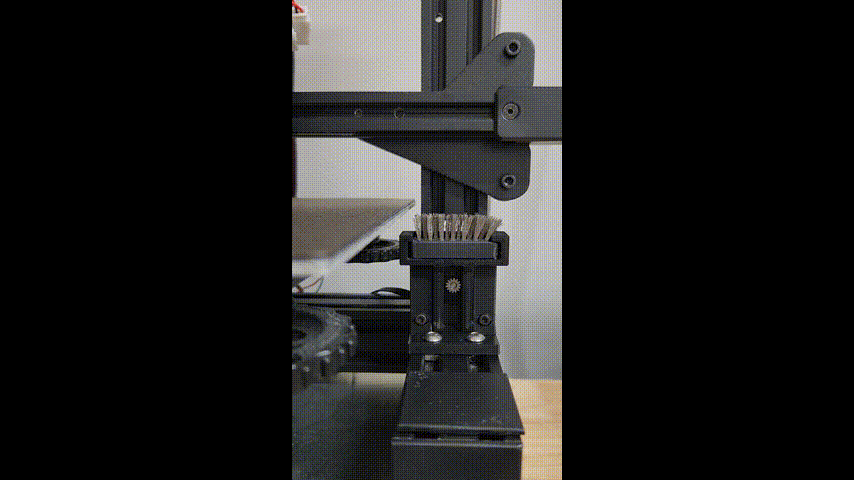 Bàn Chải Vòi Phun v1 - Ender3v2