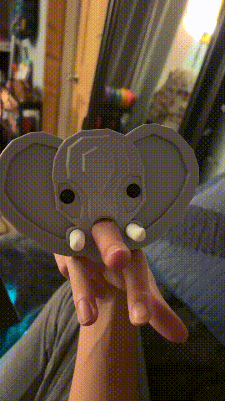 Tượng Voi Đeo Ngón Tay Cho Bé