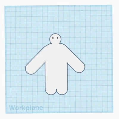 Baymax Gingerbread Man