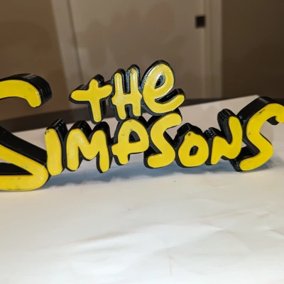 Logo The Simpsons - Đồ Trang Trí