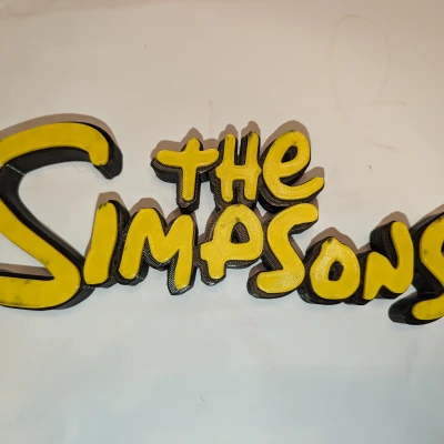 Logo The Simpsons - Đồ Trang Trí