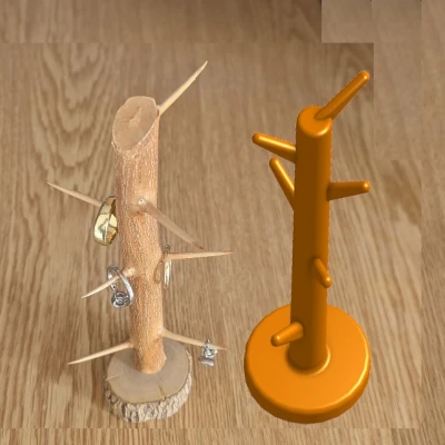 Giá Đỡ Nhẫn - Lấy Cảm Hứng Từ Cành Cây Chanh Kaffir